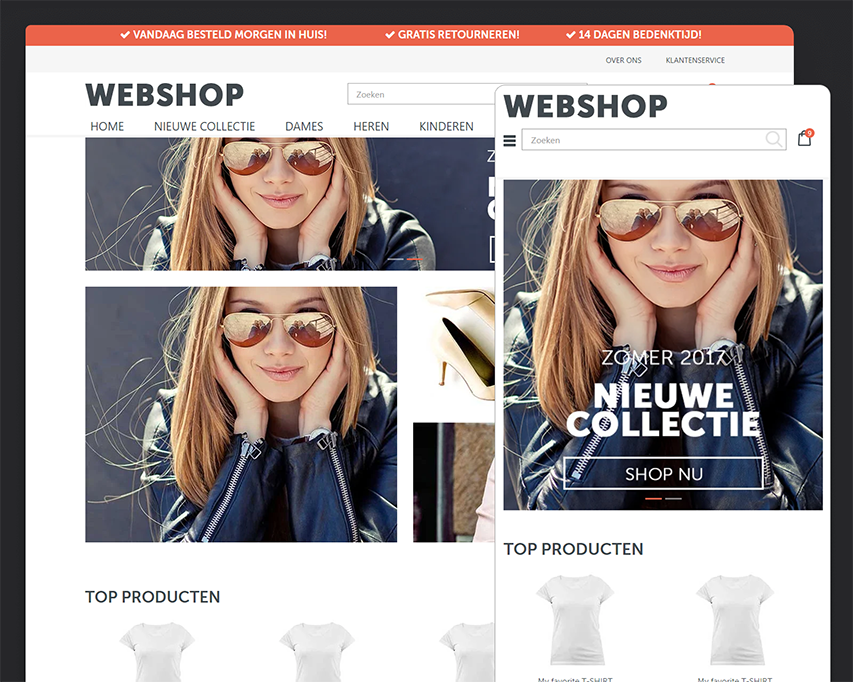 Voorbeeld webshop